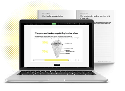Value Based Sales Mockup